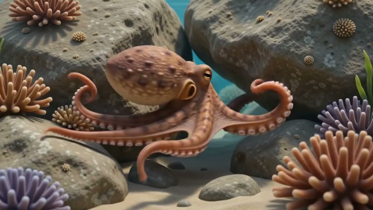 Octopus escape trick video