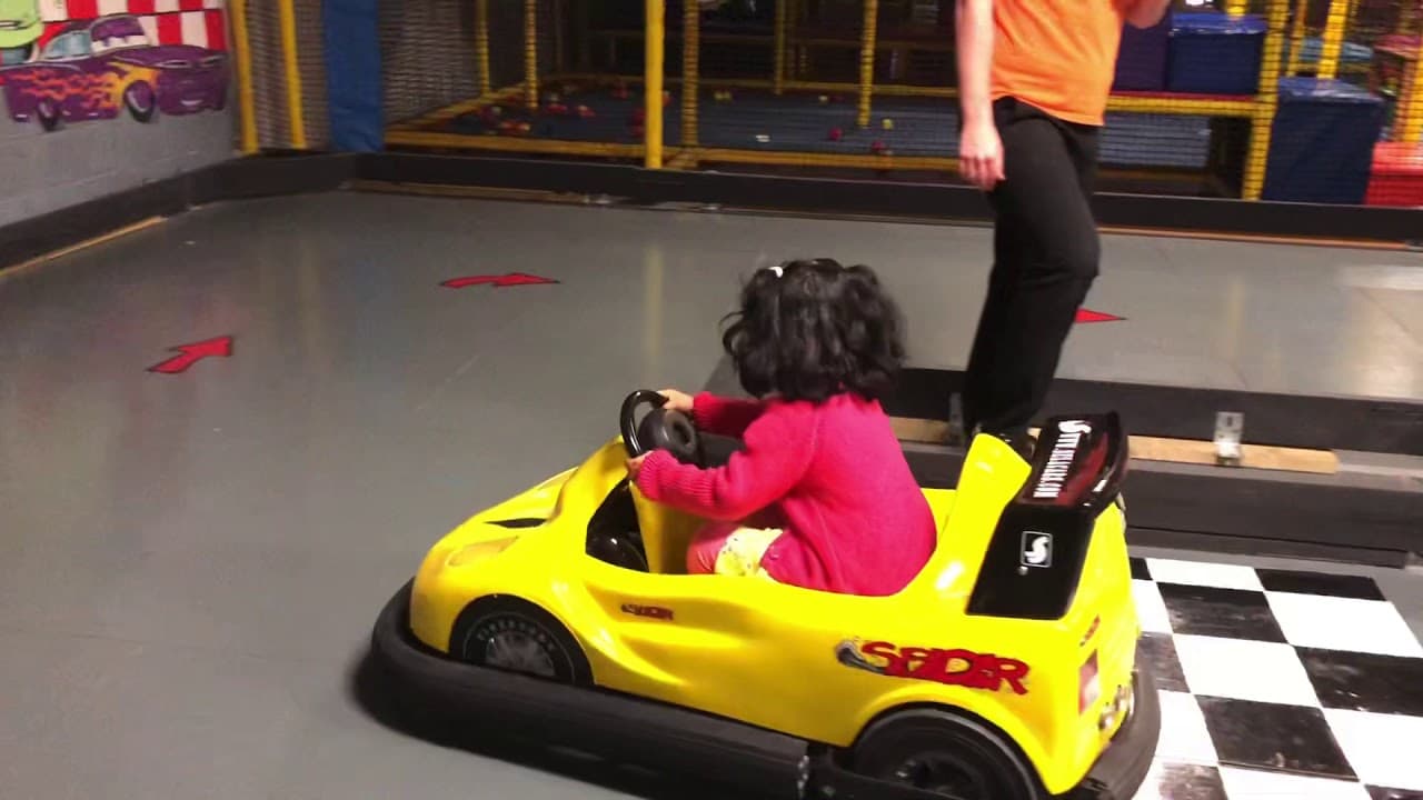 Bareera is enjoying karting at Go kids Go 🏎️